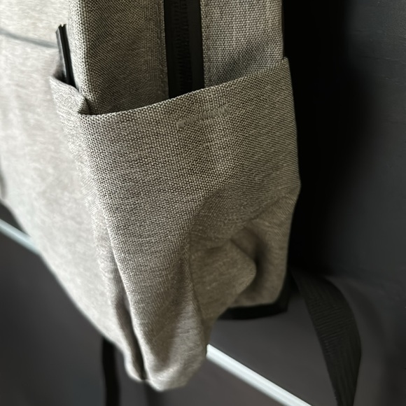 DSW Unisex Gray Canvas Nylon Backpack main image 11